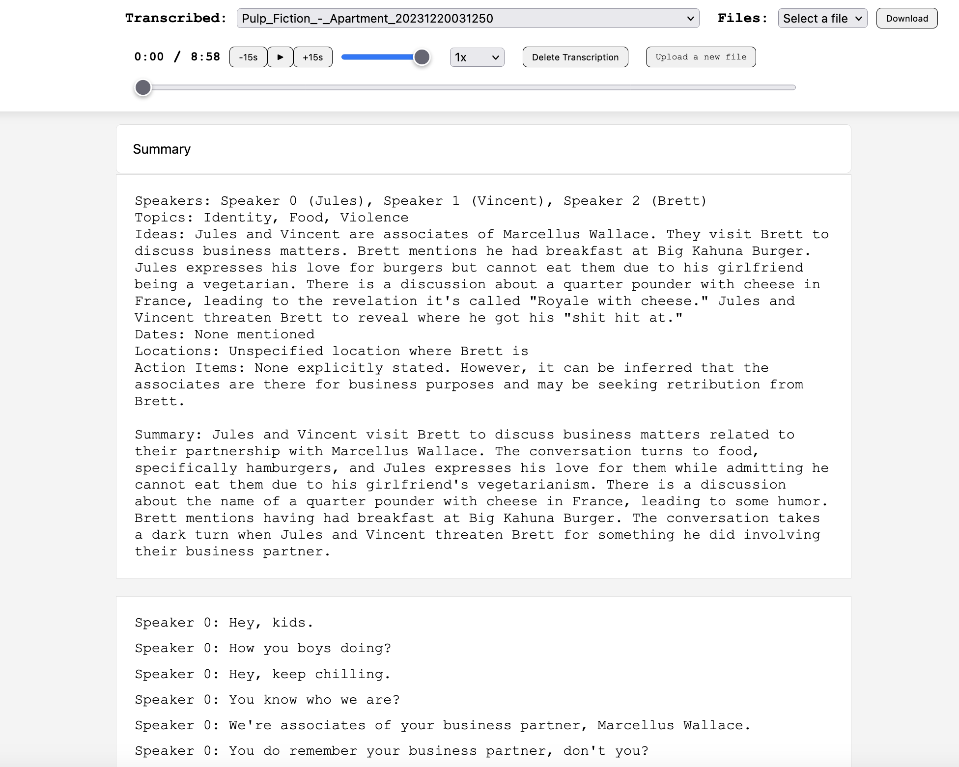 local ollama mistral summary